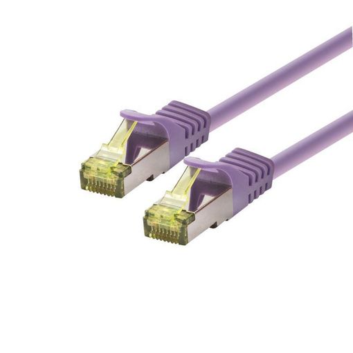 LOGON SSTP Cat6a Network Cable Violet 10 m TCR6ASS100V