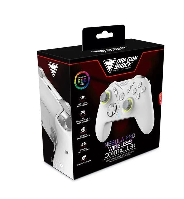 Dragonshock Nebula Pro Gamepad - Wireless - Nintendo Switch (DSCPNSW-WH)