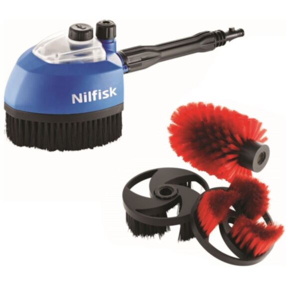 Nilfisk-Advance Nilfisk - Replacement brush heads for vacuum cleaners, for pressure washers (pack of 3) (128470459)