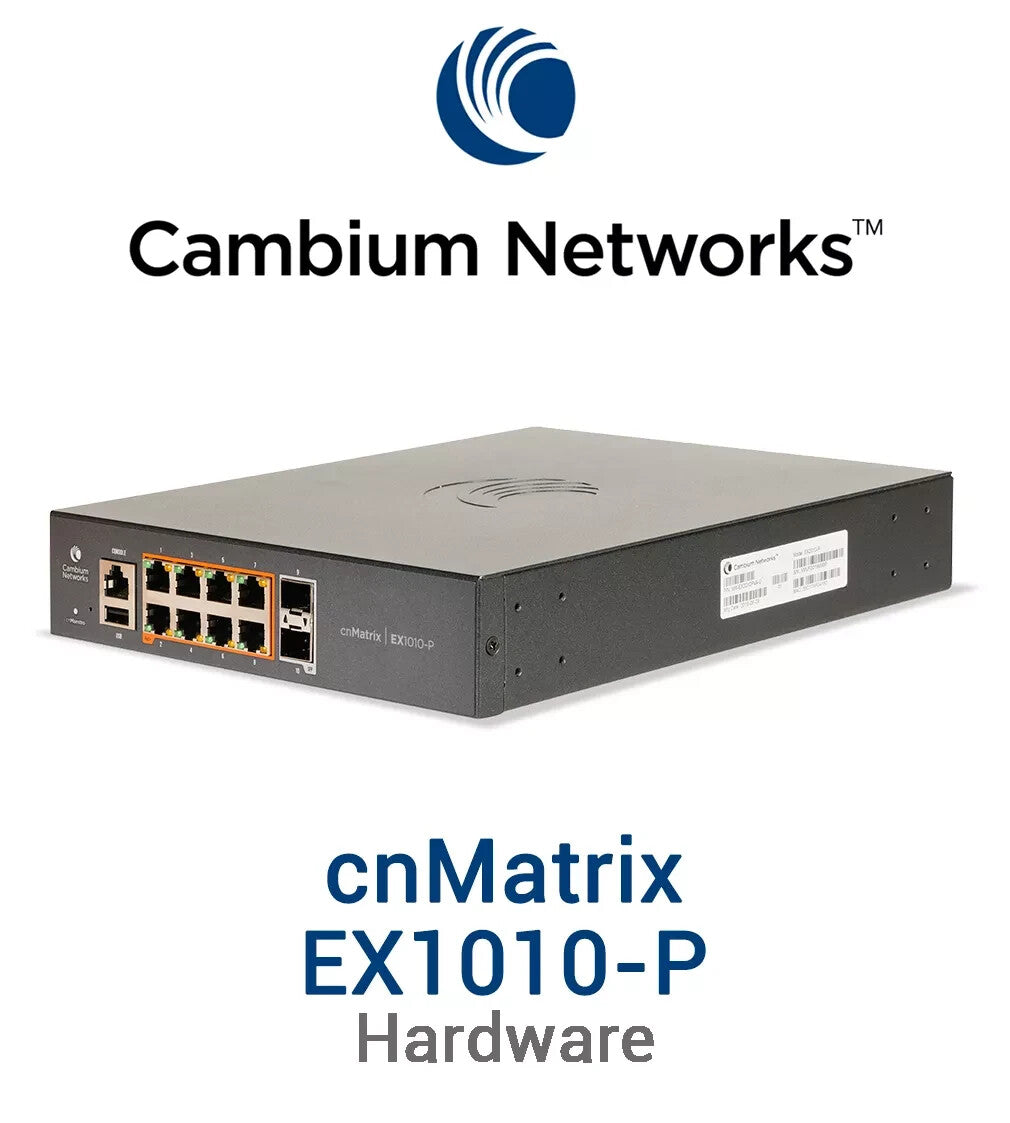 Cambium Networks cnMatrix EX1010 Intelligent Switch - MX-EX1010XXA-E