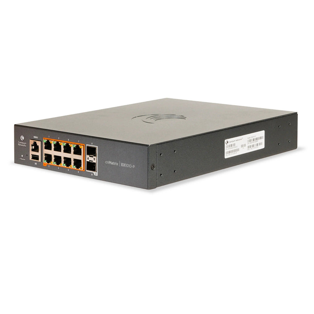 Cambium Networks cnMatrix EX1010 Intelligent Switch - MX-EX1010XXA-E