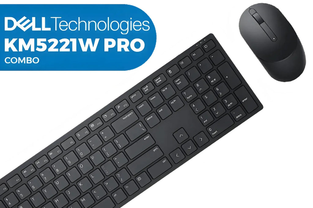 DELL KM5221W Keyboard and Mouse incl. RF Wireless QWERTZ German black (580-AJRD)