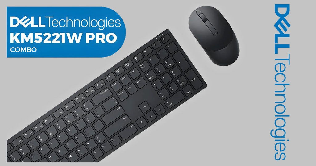 DELL KM5221W Keyboard and Mouse incl. RF Wireless QWERTZ German black (580-AJRD)