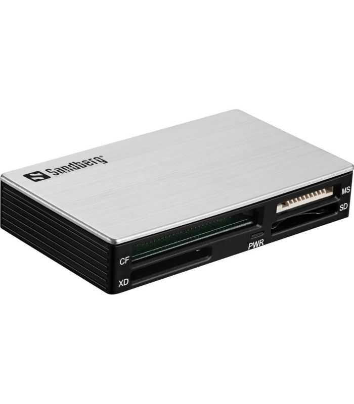 Sandberg USB3.0 Multi Card Reader MS, MMC, SD, xD, CF, TransFlash, microSD, SDHC (133-73)