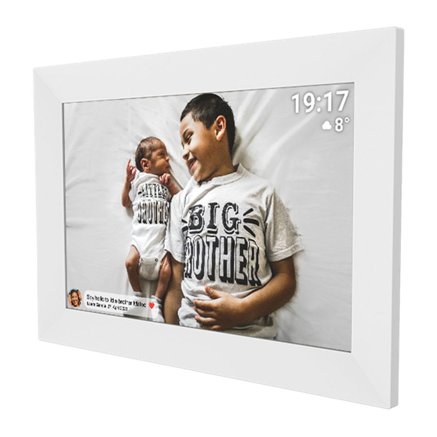 Denver Frameo PFF-1026 White Digital Wi-Fi Photoframe