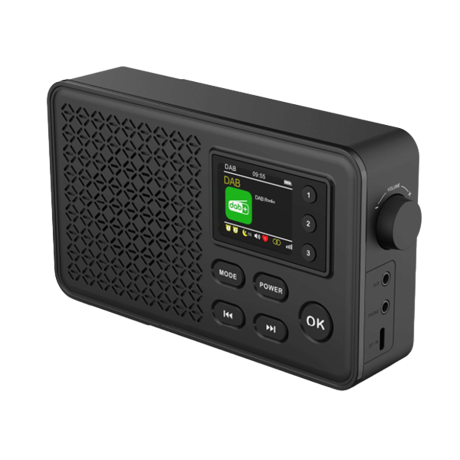 DENVER DAB-57 Portable DAB Radio 10 Watts Black