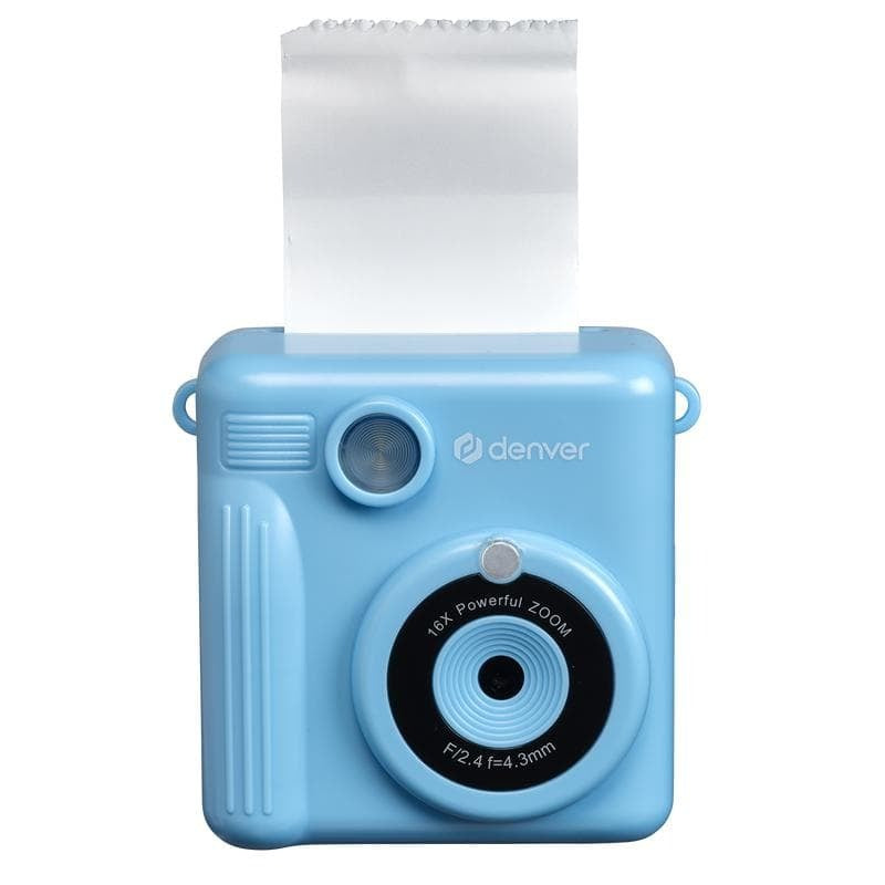 Denver KPC-1363 Kids Instant Camera Dino Blue - (KPC-1363BU)