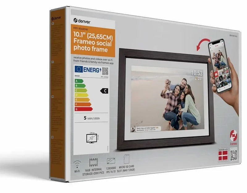 denver Photo Frame Denver PFF-1040DW with FRAMEO Wood | Model PFF-1040DW DARK WOOD