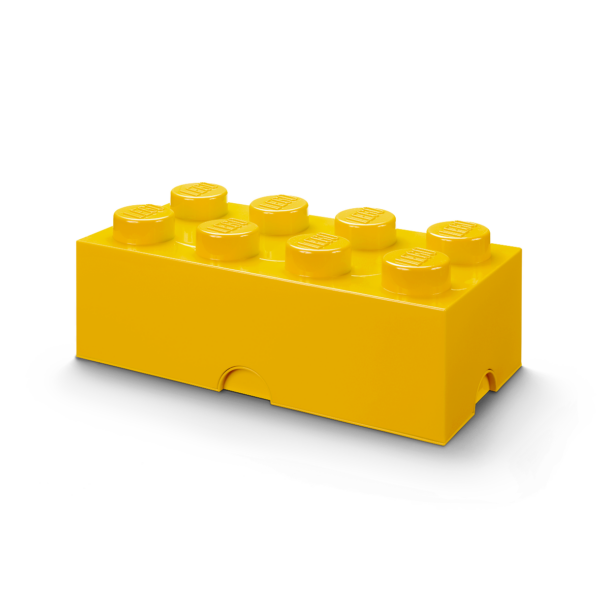 Room Copenhagen LEGO STORAGE BRICK 8 - Yellow - Polypropylene (PP) - 500 mm - 250 mm - 180 mm (RC40041732)