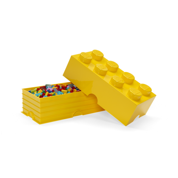Room Copenhagen LEGO STORAGE BRICK 8 - Yellow - Polypropylene (PP) - 500 mm - 250 mm - 180 mm (RC40041732)