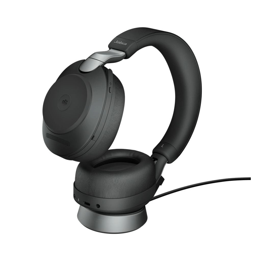 GN Jabra Jabra Evolve2 85 MS Stereo - Headset - Over-ear - Bluetooth - Wireless - Active noise cancellation - 3.5 mm plug, USB-A
