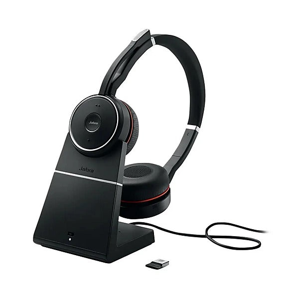 Jabra Evolve 75 SE MS Stereo Business Headset - On-Ear - Bluetooth - ANC