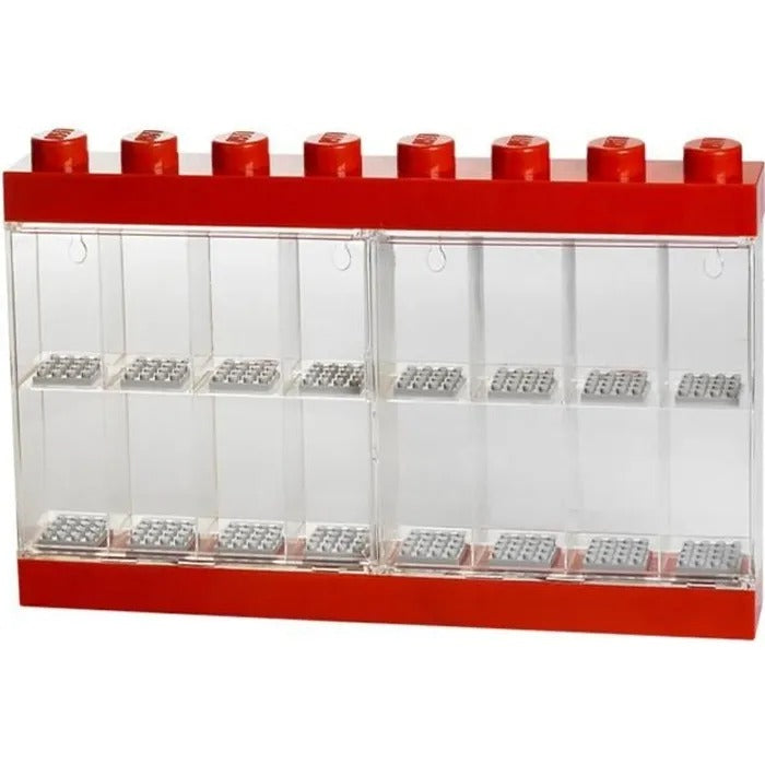 Room Copenhagen 4066 Red Display Box for 16 LEGO Minifigures - Transparent Lid RC40660001