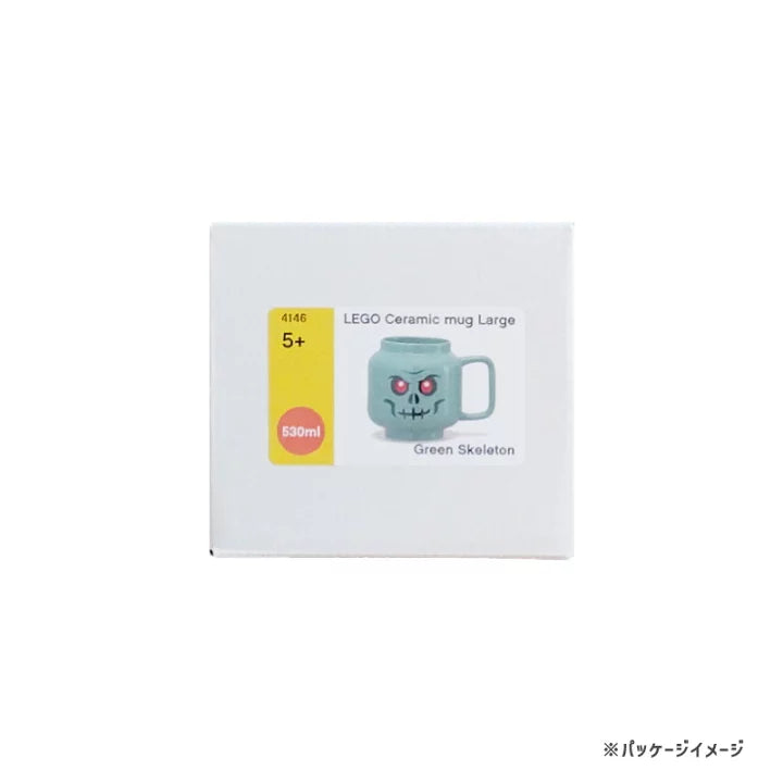 LEGO Coffee Mug GREEN SKELETON 530 ml in Ceramic Box (41460818)