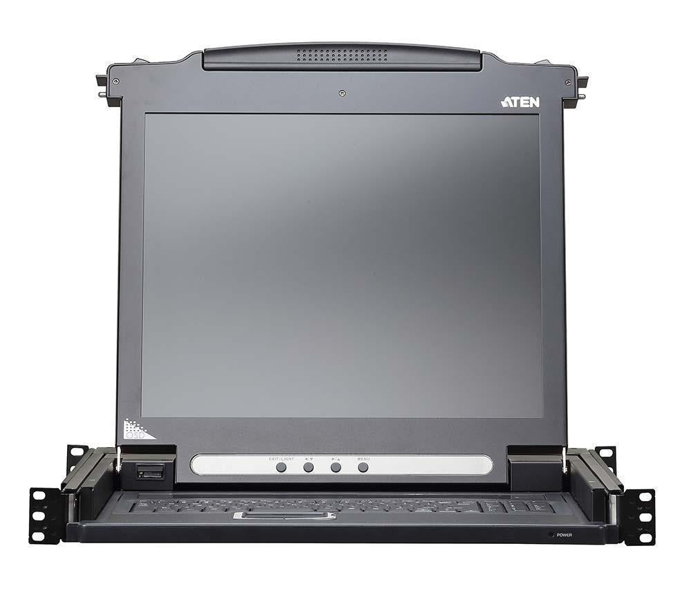 Aten CL1000M - 1280 x 1024 Pixel - black - 1U - Metal - Plastic - LCD - 50/60 Hz (CL1000M-ATA-2XK06A1G)