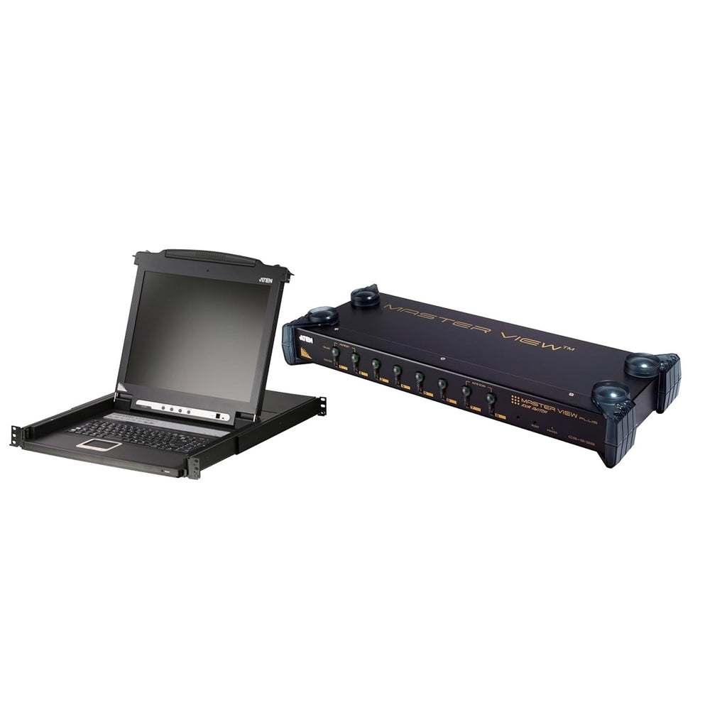 Aten CL1000M - 1280 x 1024 Pixel - black - 1U - Metal - Plastic - LCD - 50/60 Hz (CL1000M-ATA-2XK06A1G)