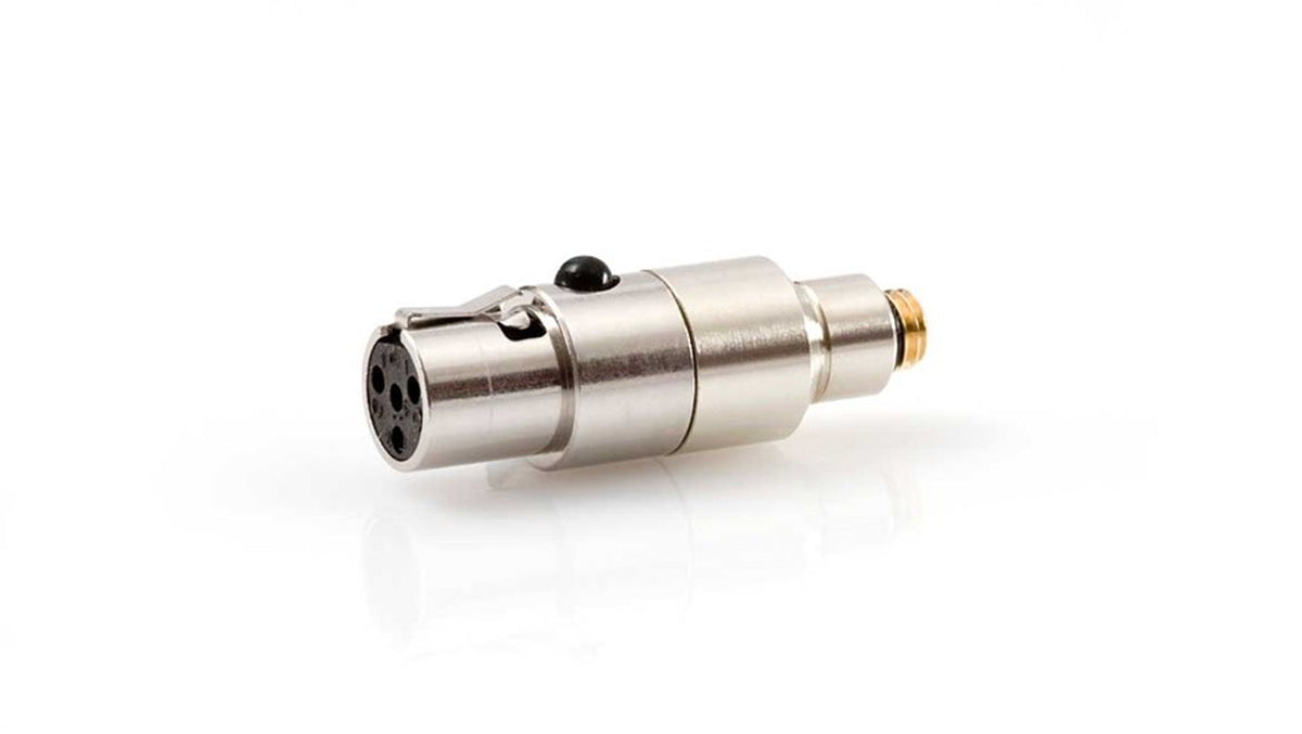 DPA DAD9010 - MicroLock to TA4F Mini-XLR Adapter - Compatible with Shure, TOA, PGX1