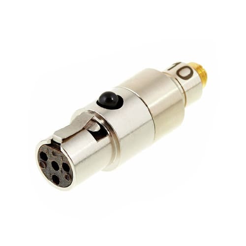 DPA DAD9010 - MicroLock to TA4F Mini-XLR Adapter - Compatible with Shure, TOA, PGX1