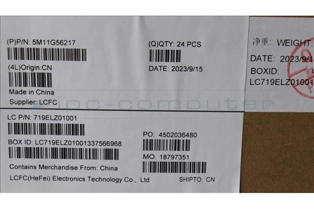 Lenovo Mech_Asm Cs22 3+2Bcplc,Gl - 5M11G56217