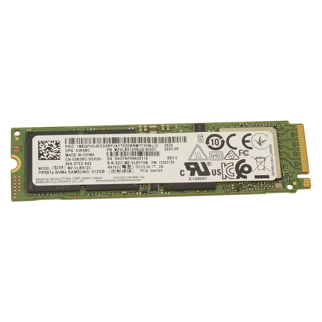 Dell 256GB SSD PCIe-34 M.2 Height 2.38 mm (2MY28)