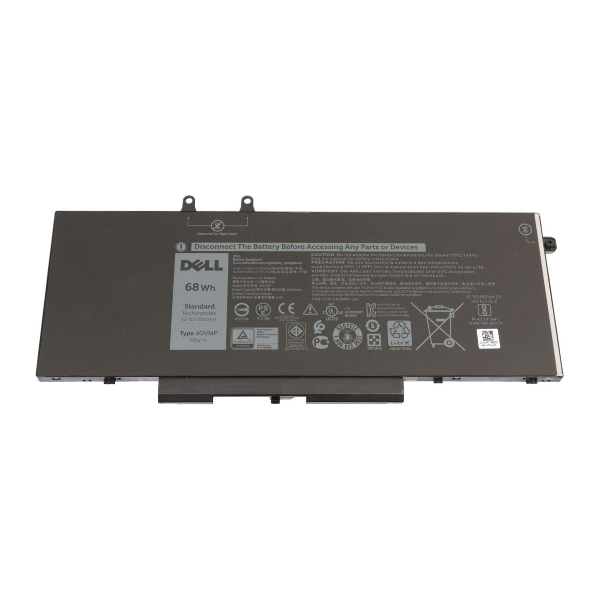 Dell BTRY PRI 68WHR 4C LITH LGC (JJRRD)