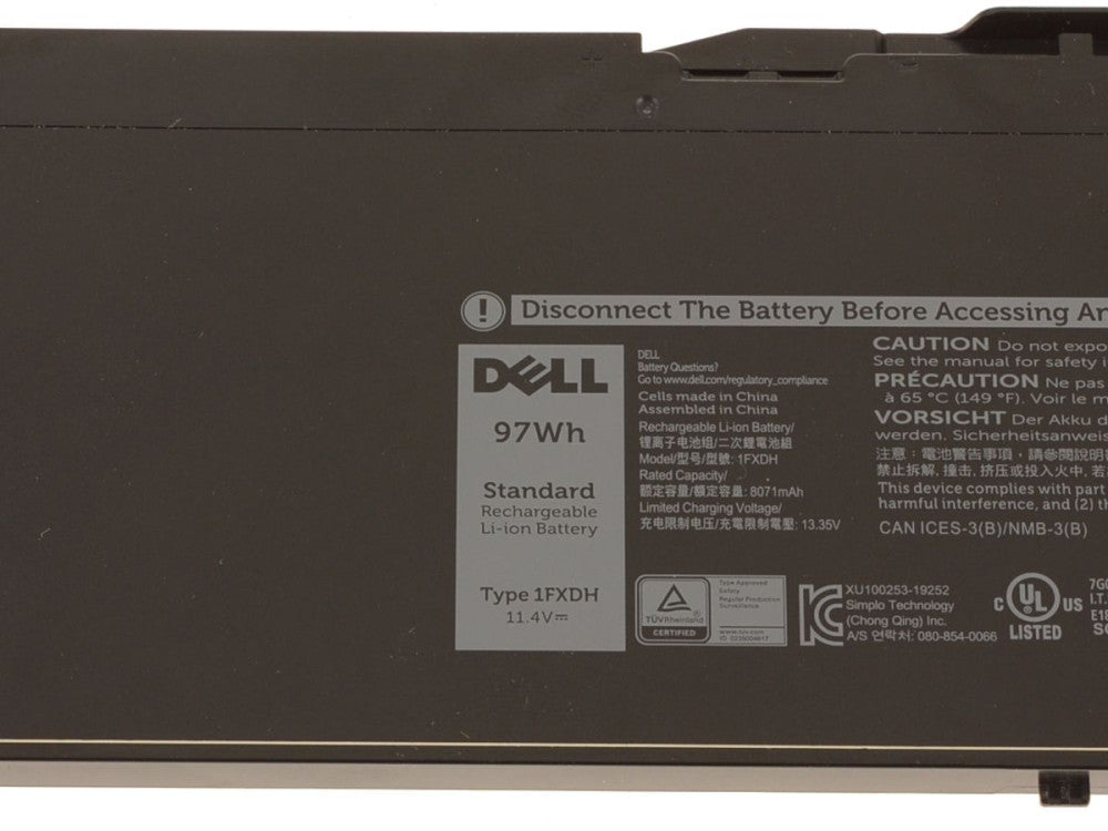 Dell 6 Cell Lithium Ion Battery (451-BCJI)