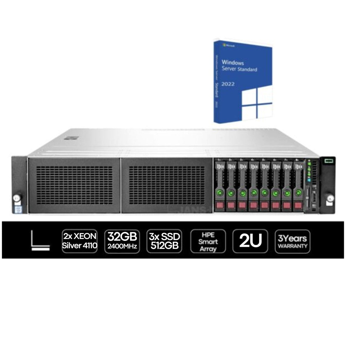HPE DL380 GEN11 SFF UNIV MEDI-STOCK (P50728-B21)