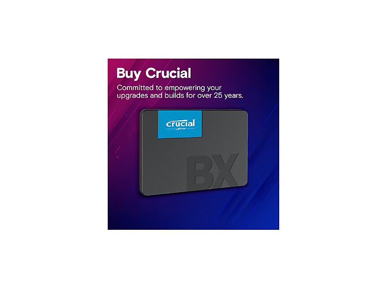 Crucial BX500 2.5" 240GB SATA SSD (CT240BX500SSDIT)