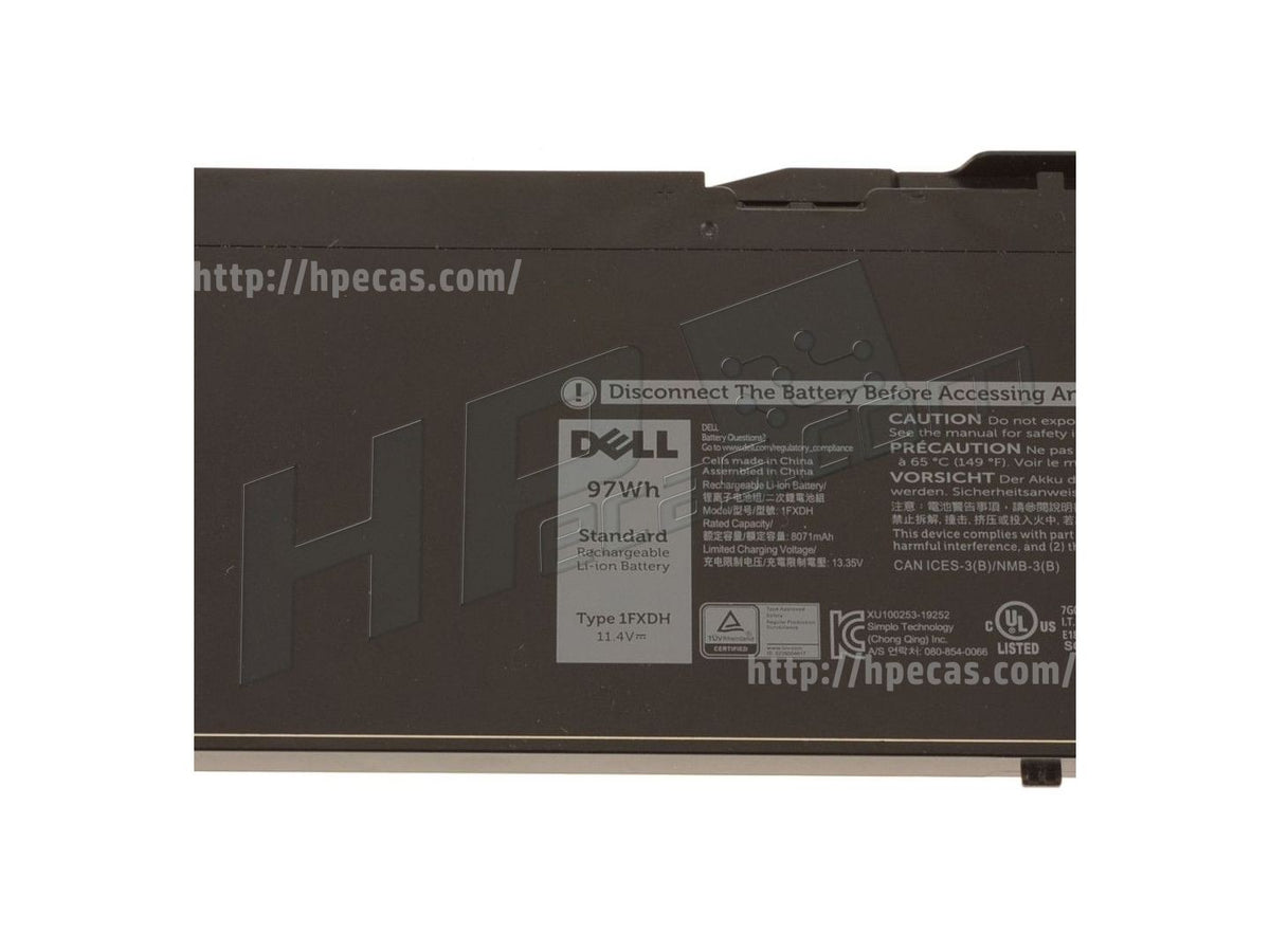 Dell 6 Cell Lithium Ion Battery (86PR9)