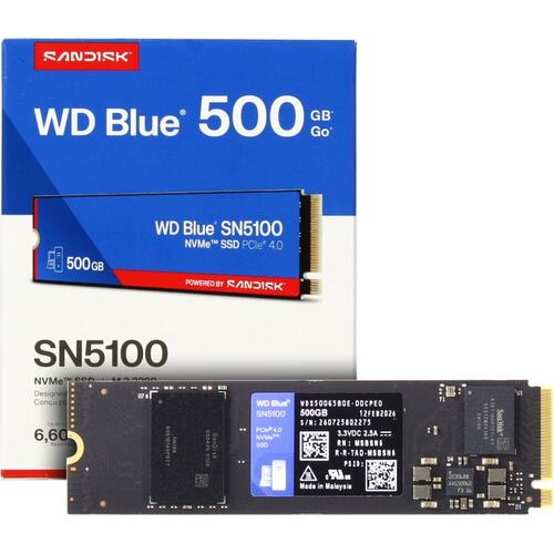 Western Digital 500GB WD Blue® SN5100 NVMe SSD (WDS500G5B0E)