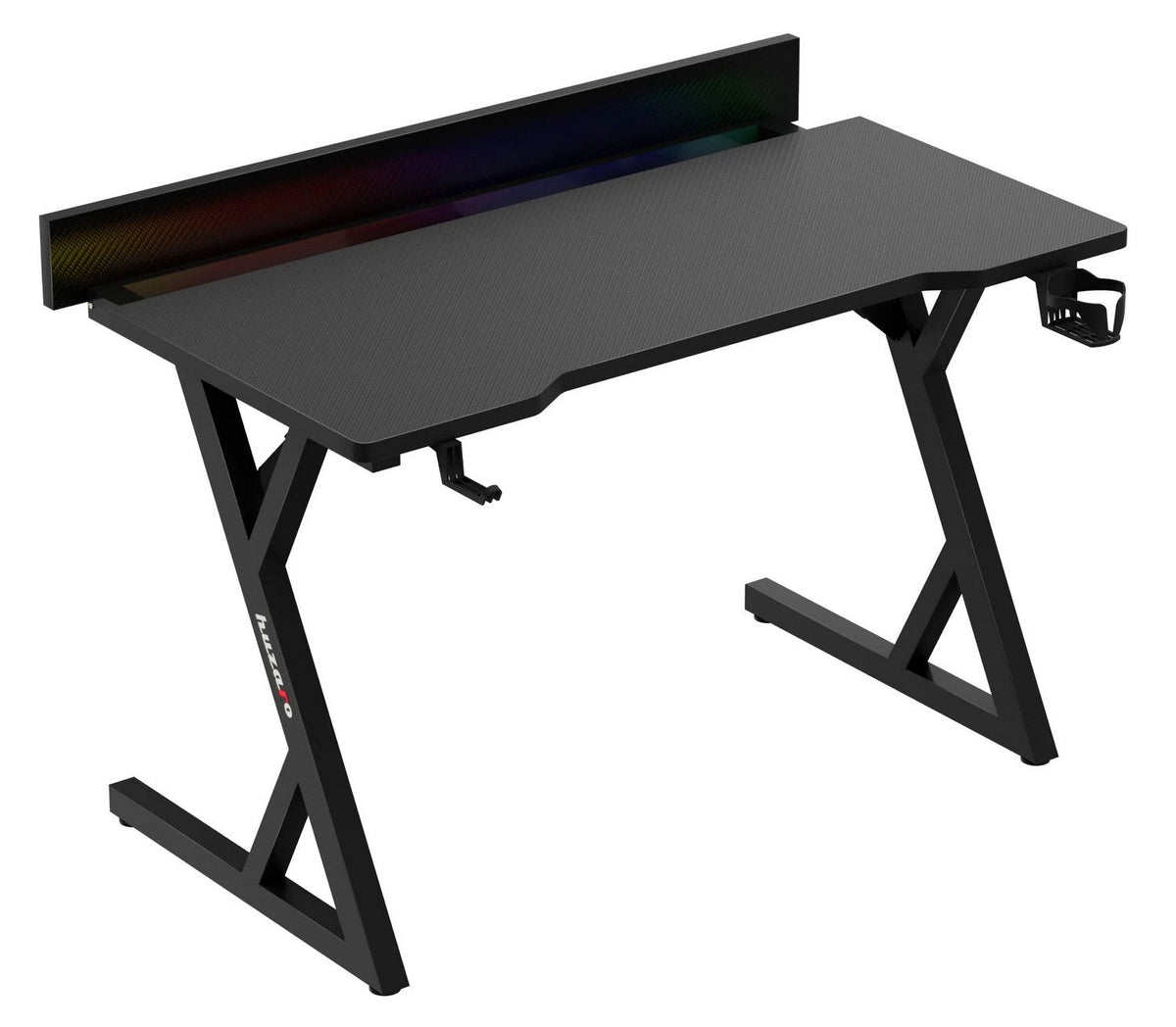 huzaro Hero 2.4 RGB Gaming Desk Black Model HZ-HERO 2.4 RGB BLACK
