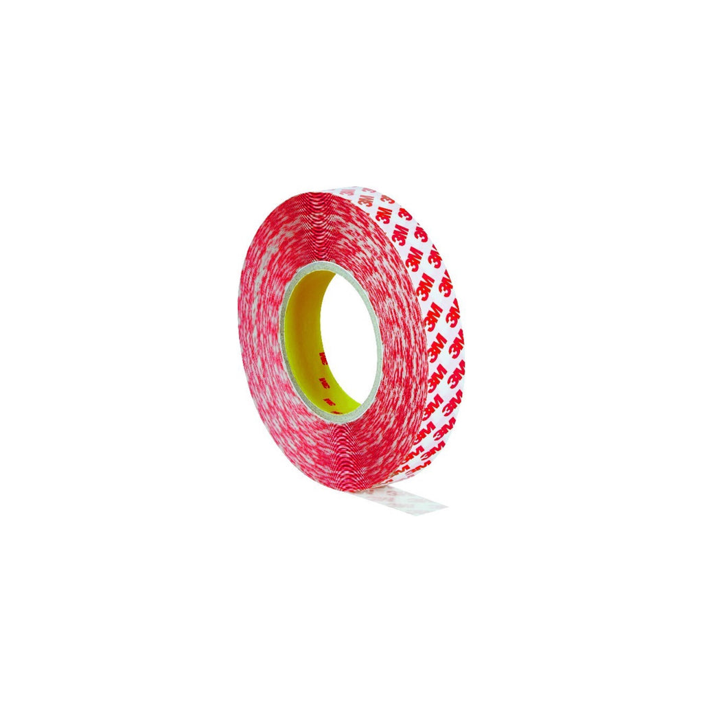 3 M Double-Sided Adhesive Tape GPT-020F, 19 mm x 50 m transparent, high initial adhesion, moisture-resistant, - 1 piece (GPT-020F19)