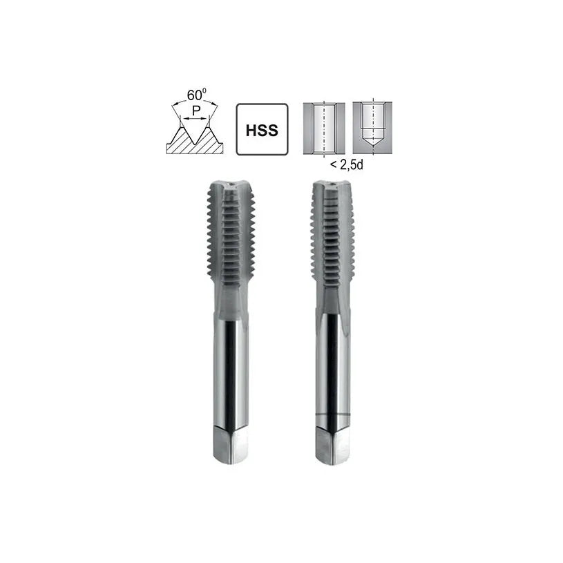 Tap M12x1.25 DIN-374C R40 (6H) HSSE TIN 800X