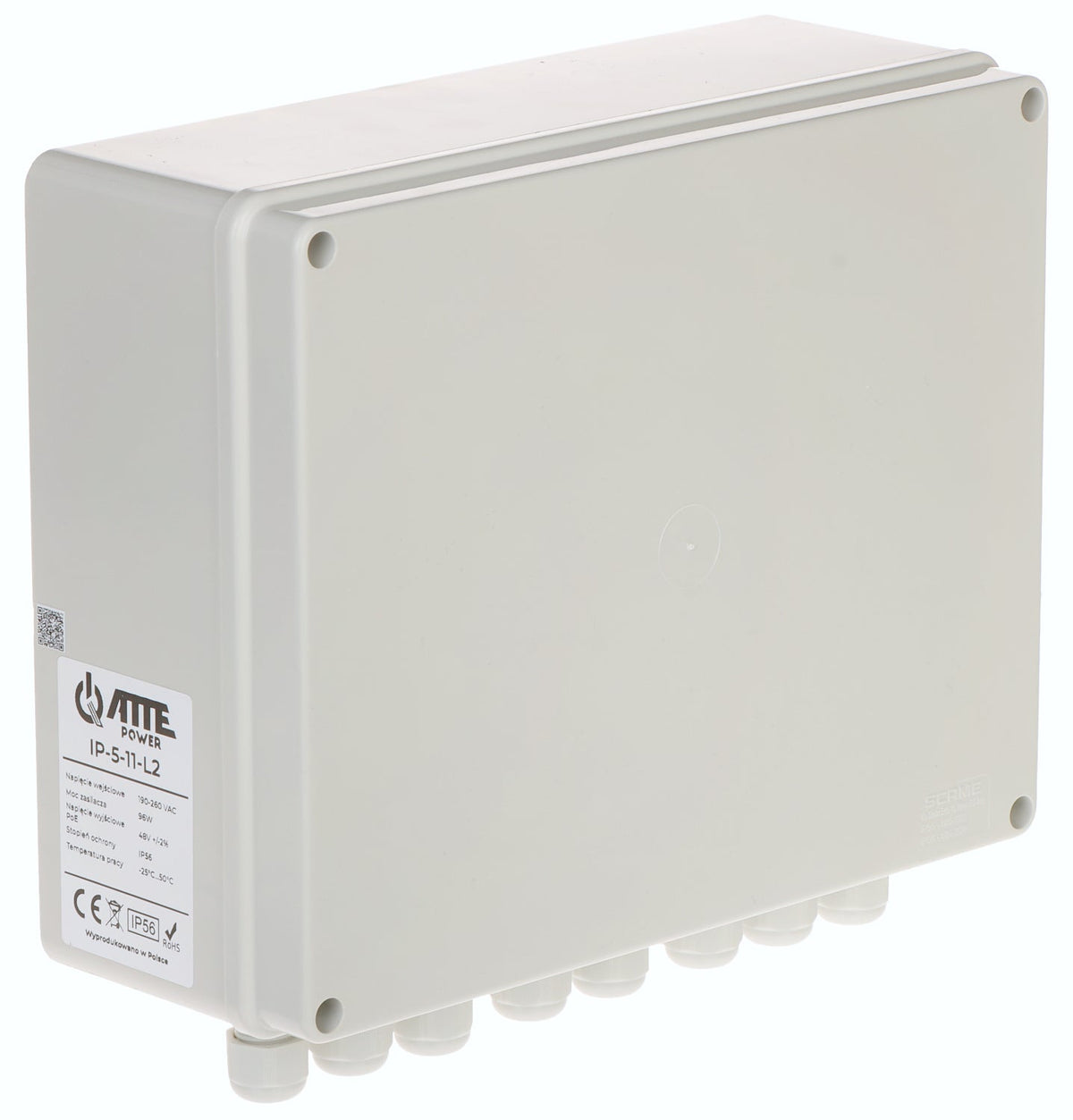 ATTE External 5-Port PoE Switch for 5 IP Cameras IP-5-11-L2