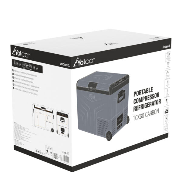 Yolco Mini Fridge 60 L TCX60 Carbon