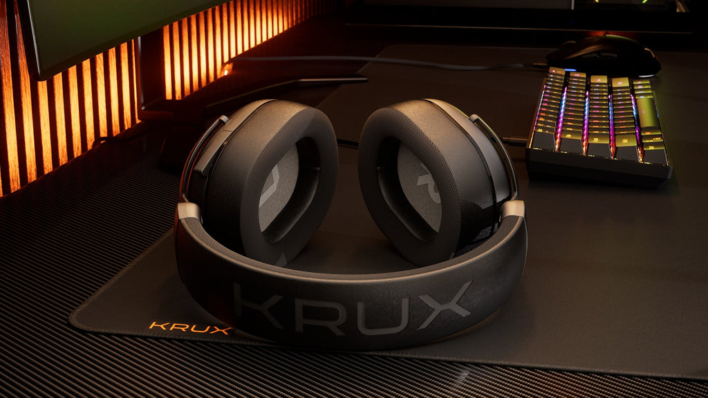 KRUX Crave Pro Wireless Headphones Black | Model KRXC013