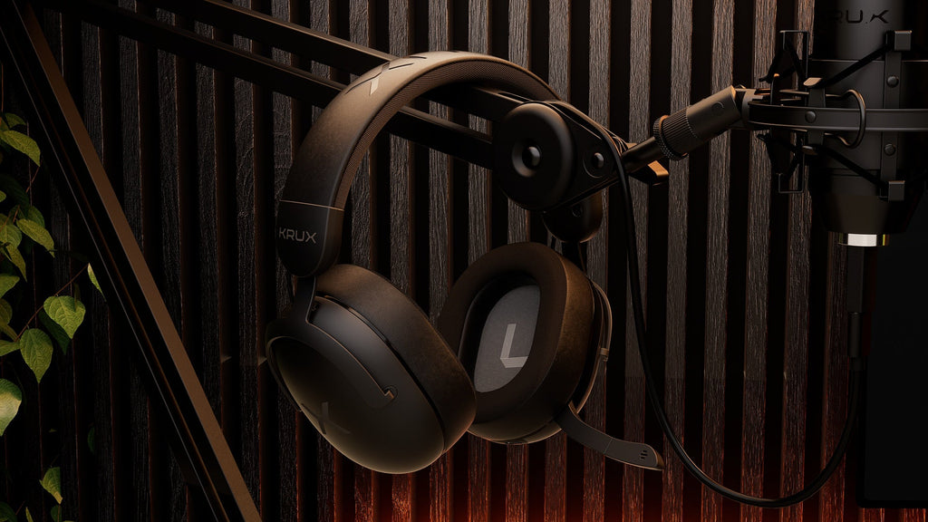 KRUX Crave Pro Wireless Headphones Black | Model KRXC013