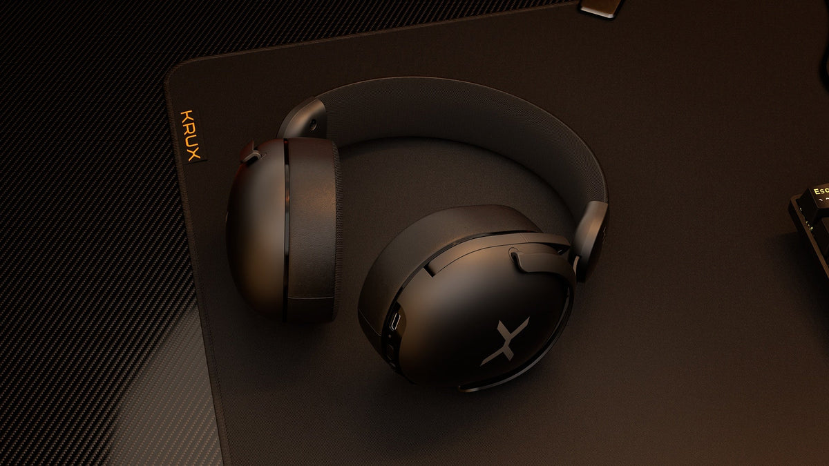 KRUX Crave Pro Wireless Headphones Black | Model KRXC013