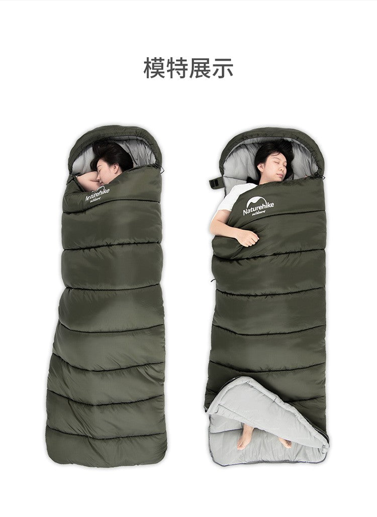 Naturehike U350 NH20MSD07 Coffee Left Sleeping Bag 2150 g 260x470mm 0005042100025579