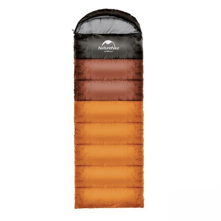 Naturehike Sleeping Bag U350S NH20MSD07, Coffee, Left-Hand, 3-Season