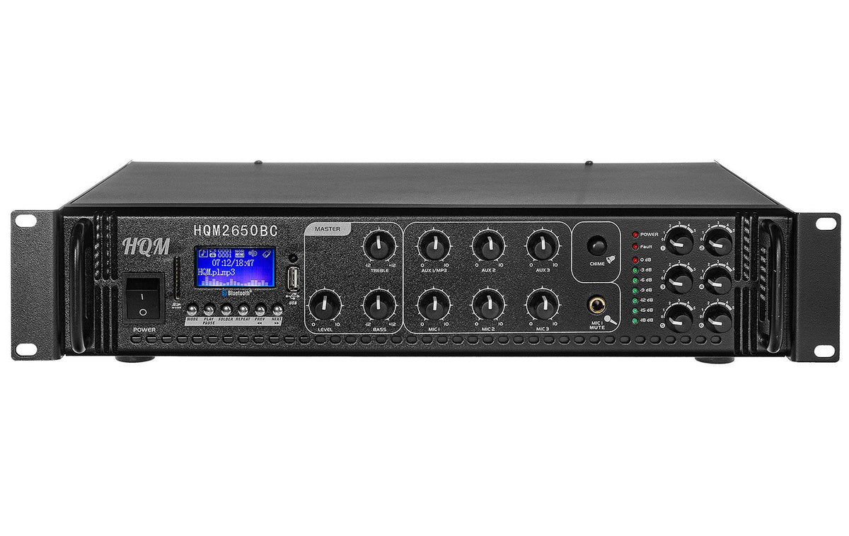 FM/MP3/BLUETOOTH HQM2650B Radio Amplifier 650W