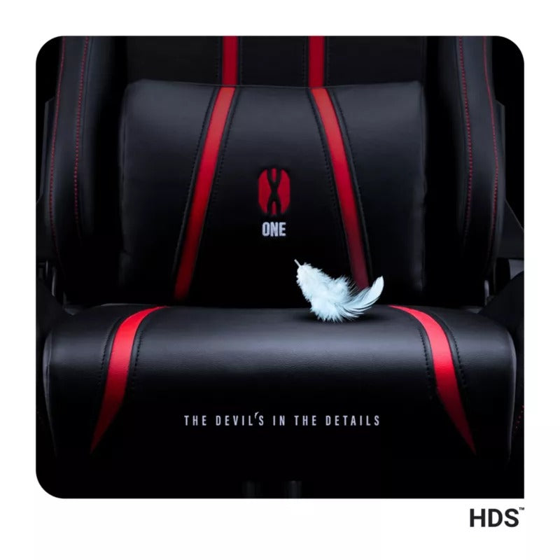DIABLO CHAIRS X-One 2.0 Gaming Chair Small Black-Red | Model 51744