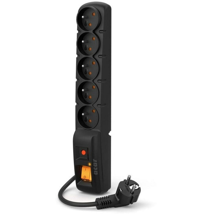 ACAR F5 PRO Surge Protector Extension Cord 5 m Black