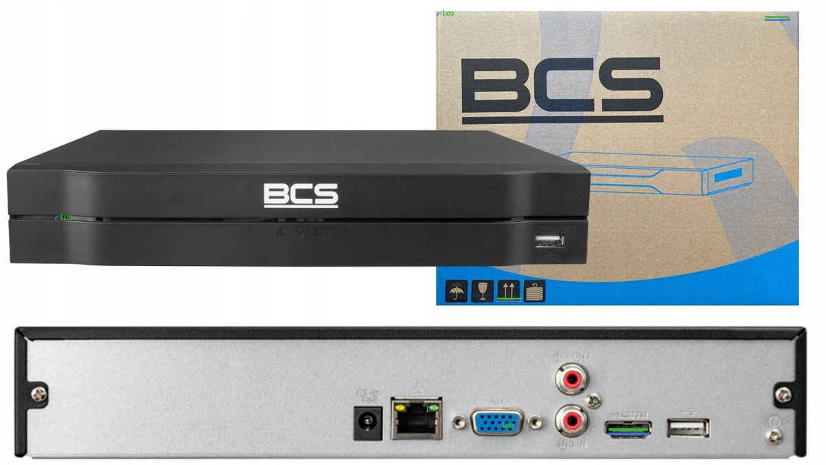 Rejestrator IP 8-kanałowy BCS-L-NVR0801-4KE(2L)