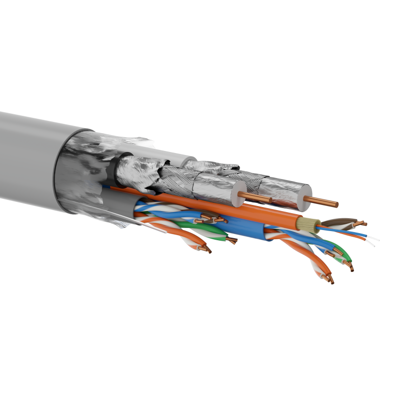 A-LAN Optical Cable 500 m Flat Drop G.657A1 J-V(ZN)H 2E 9/125 Z043B LSZH