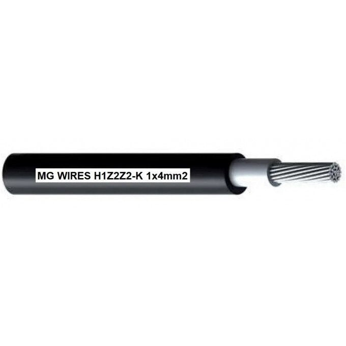 Photovoltaic cable // MG Wires // 1x4mm2  0.6/1kV red H1Z2Z2-K-R-4mm2 RD  50m package