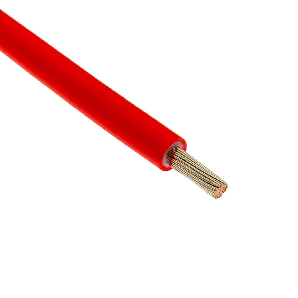 Photovoltaic cable // MG Wires // 1x4mm2  0.6/1kV red H1Z2Z2-K-R-4mm2 RD  50m package
