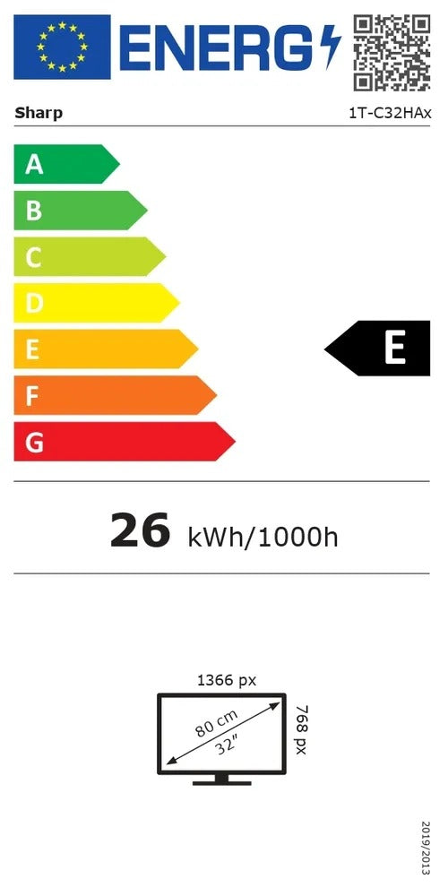 SHARP 32HA1205E 32” LED TV HD Ready