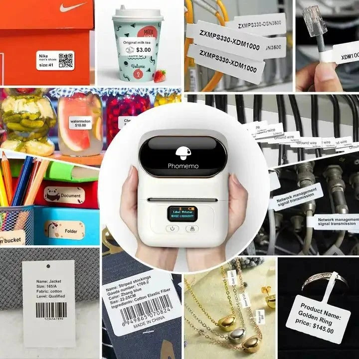 Extralink Mini Label Printer White