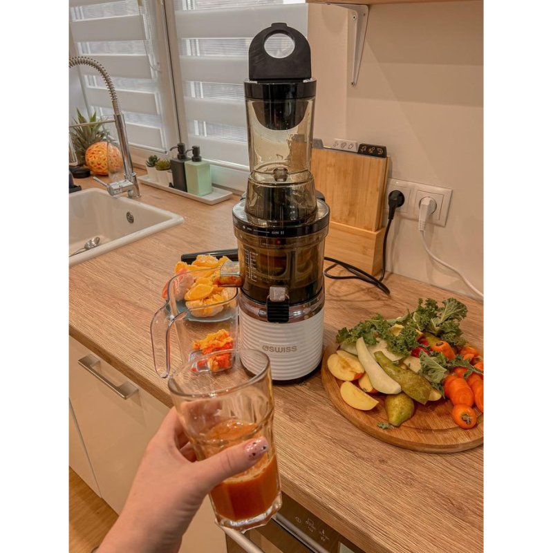 4SWISS Slow Juicer White BM202 | Model 33431